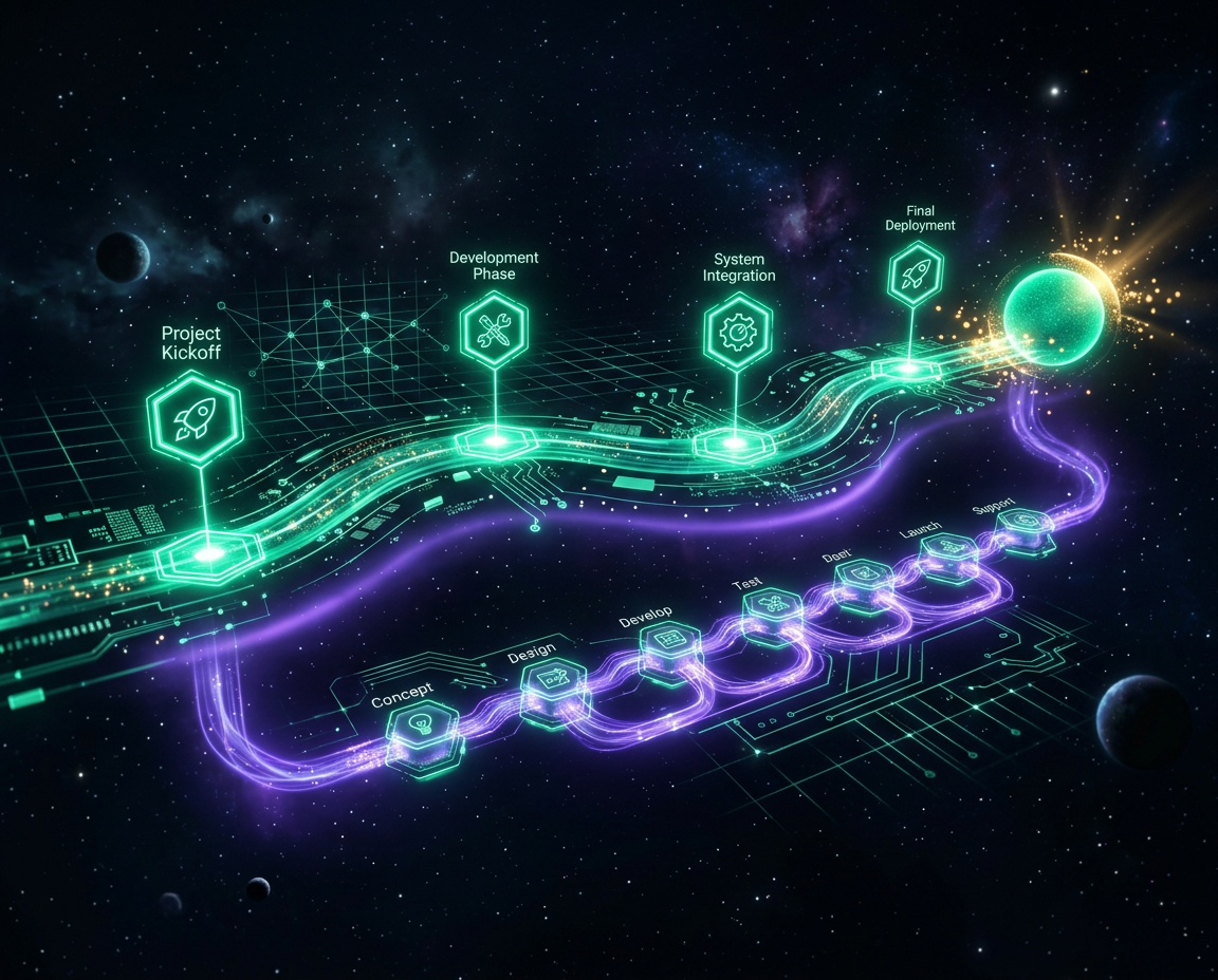 Luckypoker 项目交付流程 - 三阶九步全链路服务体系